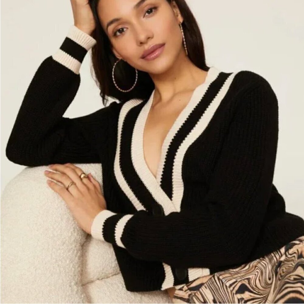 525 varsity cotton cardigan